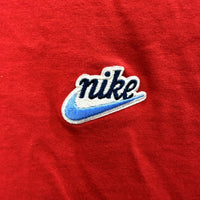 Nike Mens Cotton T-Shirt in Red, Large Size for Casual Wear NEW