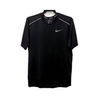 Nike Mens Dri-Fit Running Shirt Lightweight Athletic Workout Top Black Size S