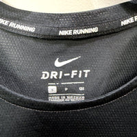 Nike Mens Dri-Fit Running Shirt Lightweight Athletic Workout Top Black Size S