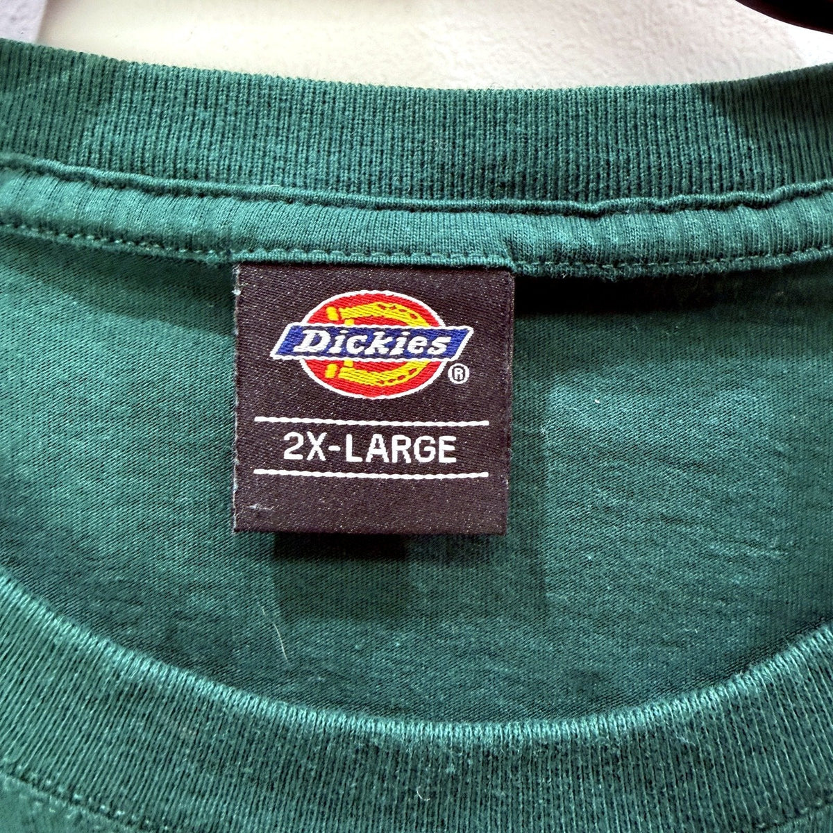 Dickies Mens Graphic T-Shirt Pullover Sweatshirt Forest Green Size 2XL NEW