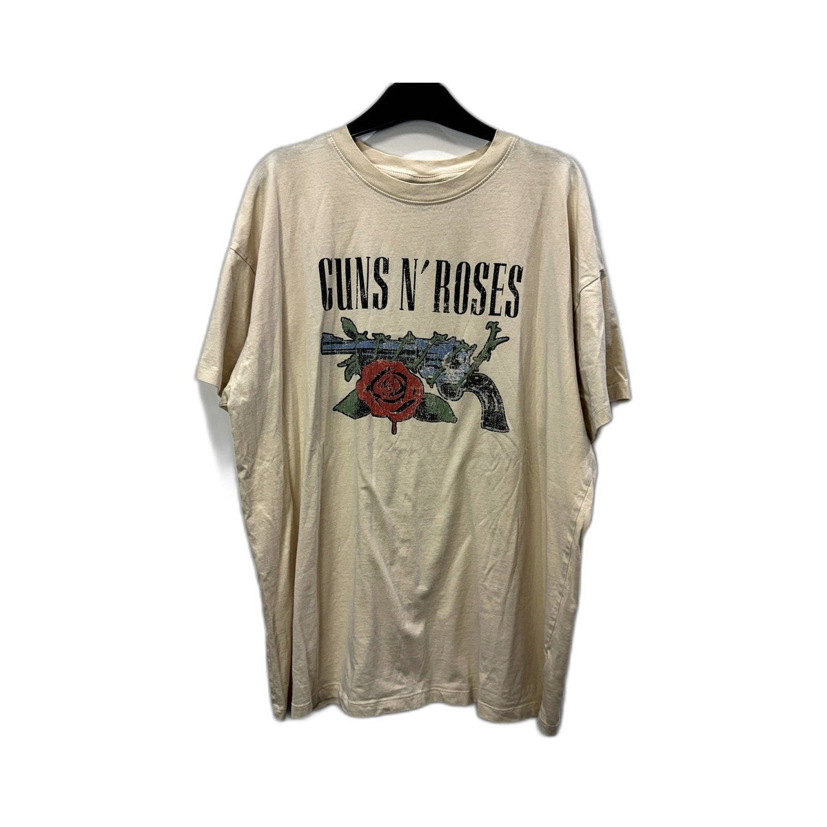 Guns N' Roses Womens Relaxed Boyfriend T-Shirt Vintage Rock Band Sz XL NEW