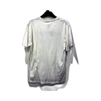 Converse Mens Casual Cotton Pullover Sweatshirt T-Shirt, White, Size M