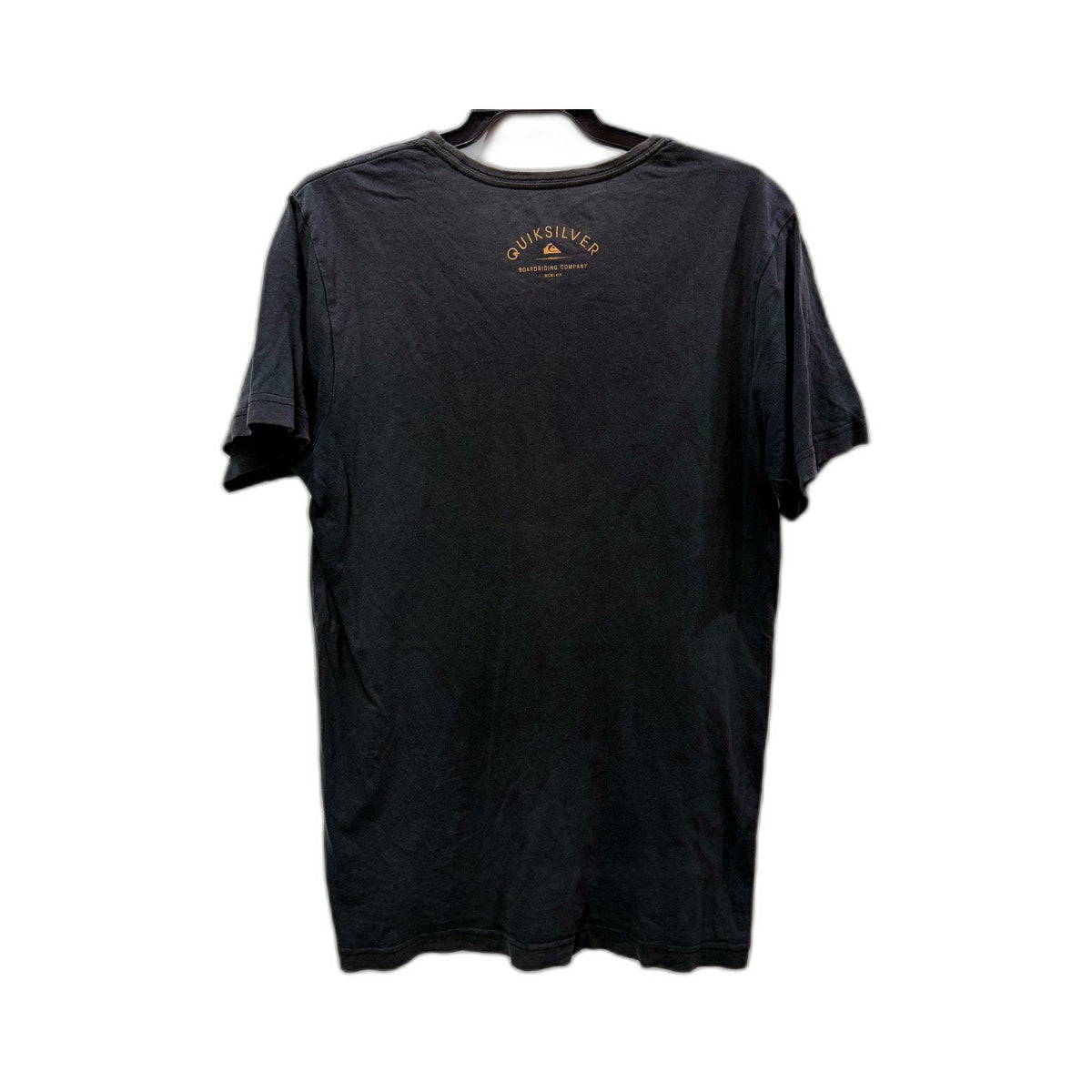 Quiksilver Mens Cotton Graphic Logo T-Shirt in Black for Small Size