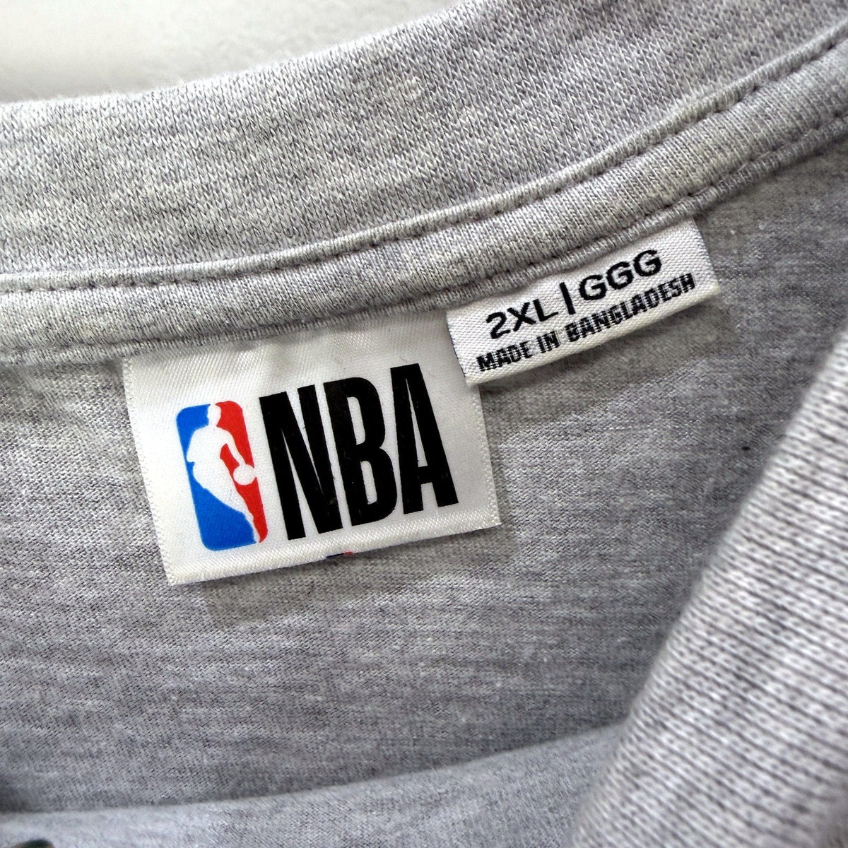 Los Angeles Lakers Mens Gray Pullover Basketball Graphic Shirt Size 2XL