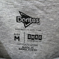 Doritos Mens Graphic T-Shirt Gray Comfortable Cotton Sz M