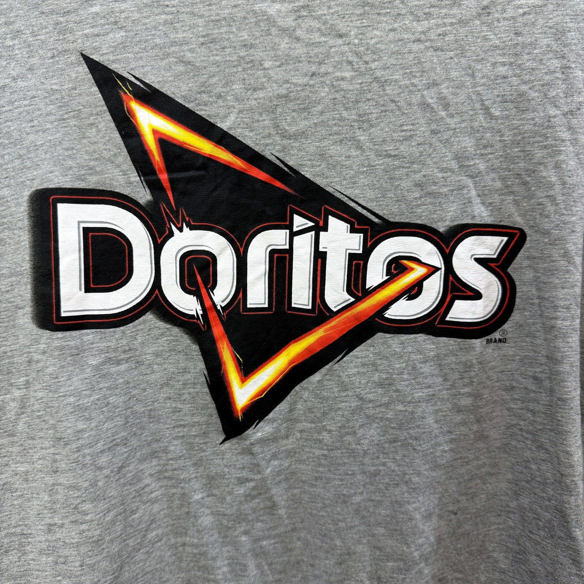 Doritos Mens Graphic T-Shirt Gray Comfortable Cotton Sz M