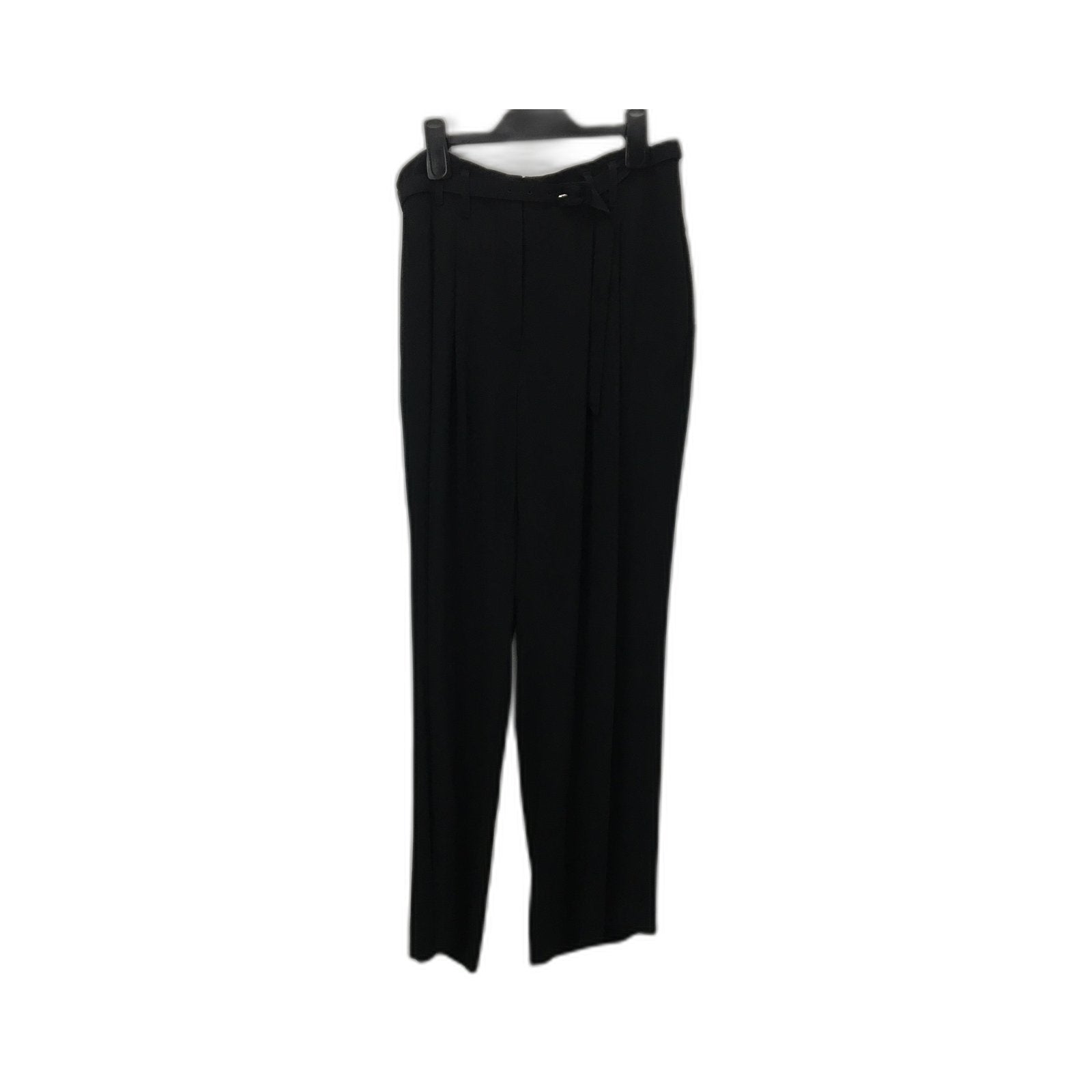 Basque Pleated Front Pants Womens Black Dress Size 10 NEW