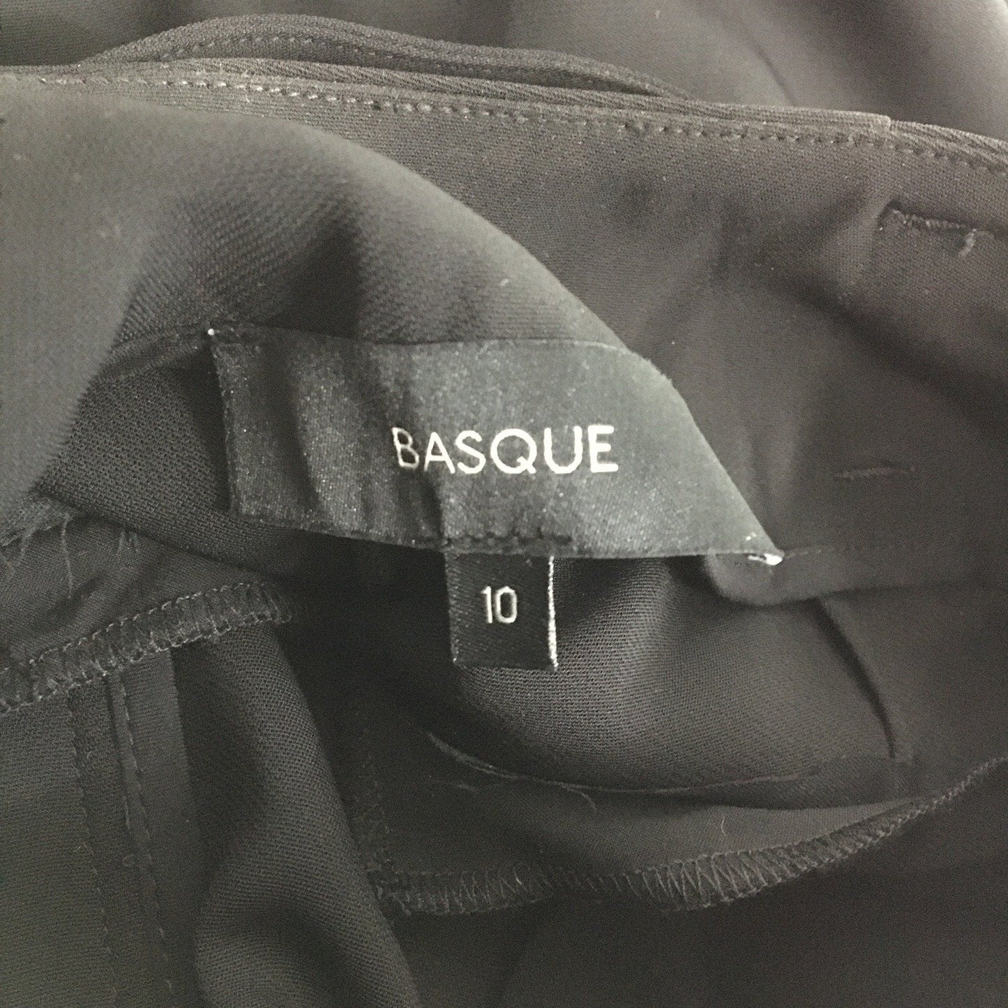 Basque Pleated Front Pants Womens Black Dress Size 10 NEW
