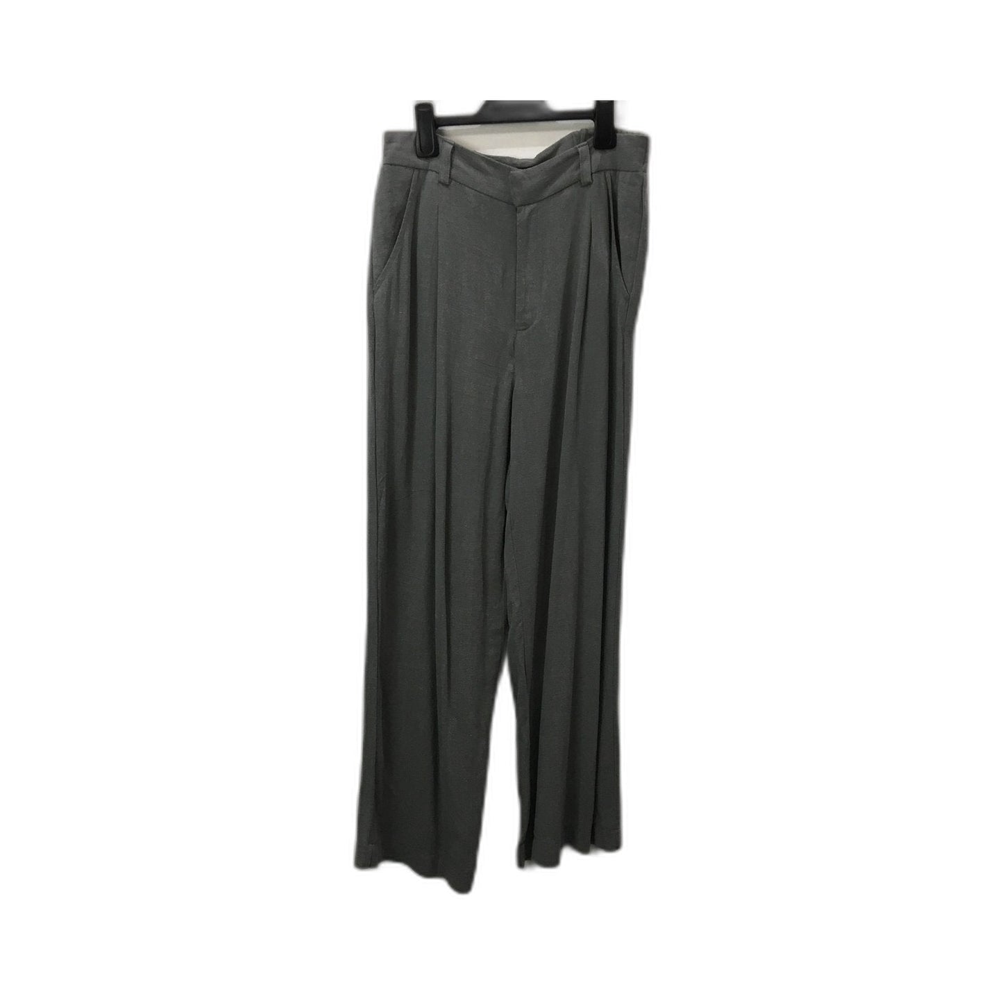 ASOS Design Palazzo Wide Leg Pants Gray Womens Size 12
