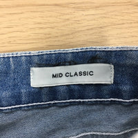 91 Cotton On Mid Rise Distressed Denim Shorts Light Blue Women's Size 10 NEW