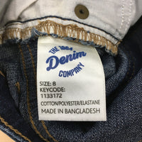 The 1964 Denim Company Women's Shorts Dark Blue Size 8 NEW