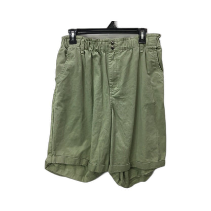 Suzannegrae Women's Cargo Shorts Olive Green Comfortable Cotton Blend Size 16