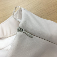 Zara Pleated Cotton Shorts Beige Belted Women's Size Large