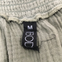 Bodi Cotton On Tiered Ruffle Skirt Olive Green 100% Women's Size M
