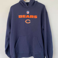 Men's Chicago Bears navy blue size L hooded sweatshirt