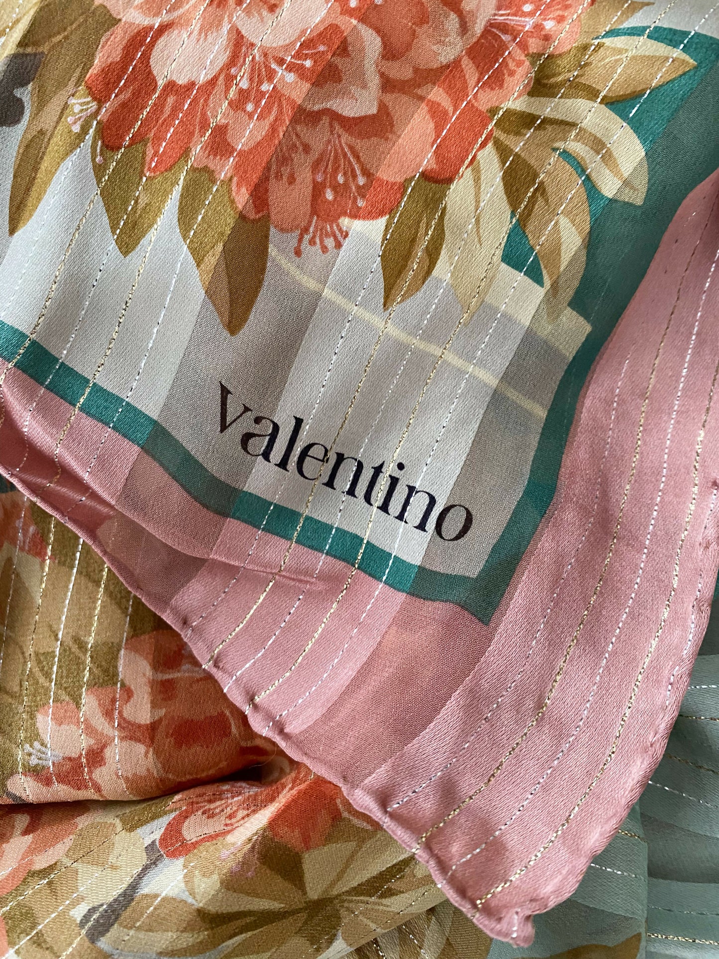 Valentino Multicoloured Printed Scarf