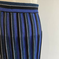 Women's Zara Size S Striped Lurex Skirt