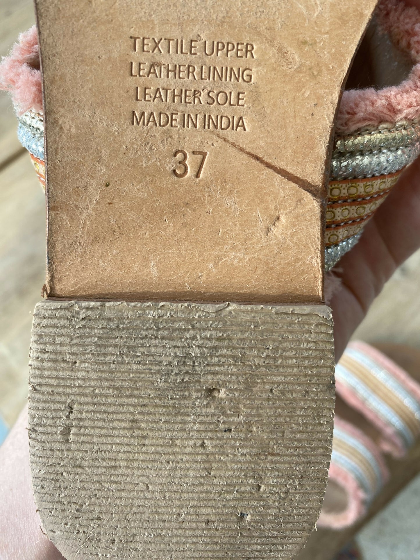 Seed Heritage Tasselled Leather Slides