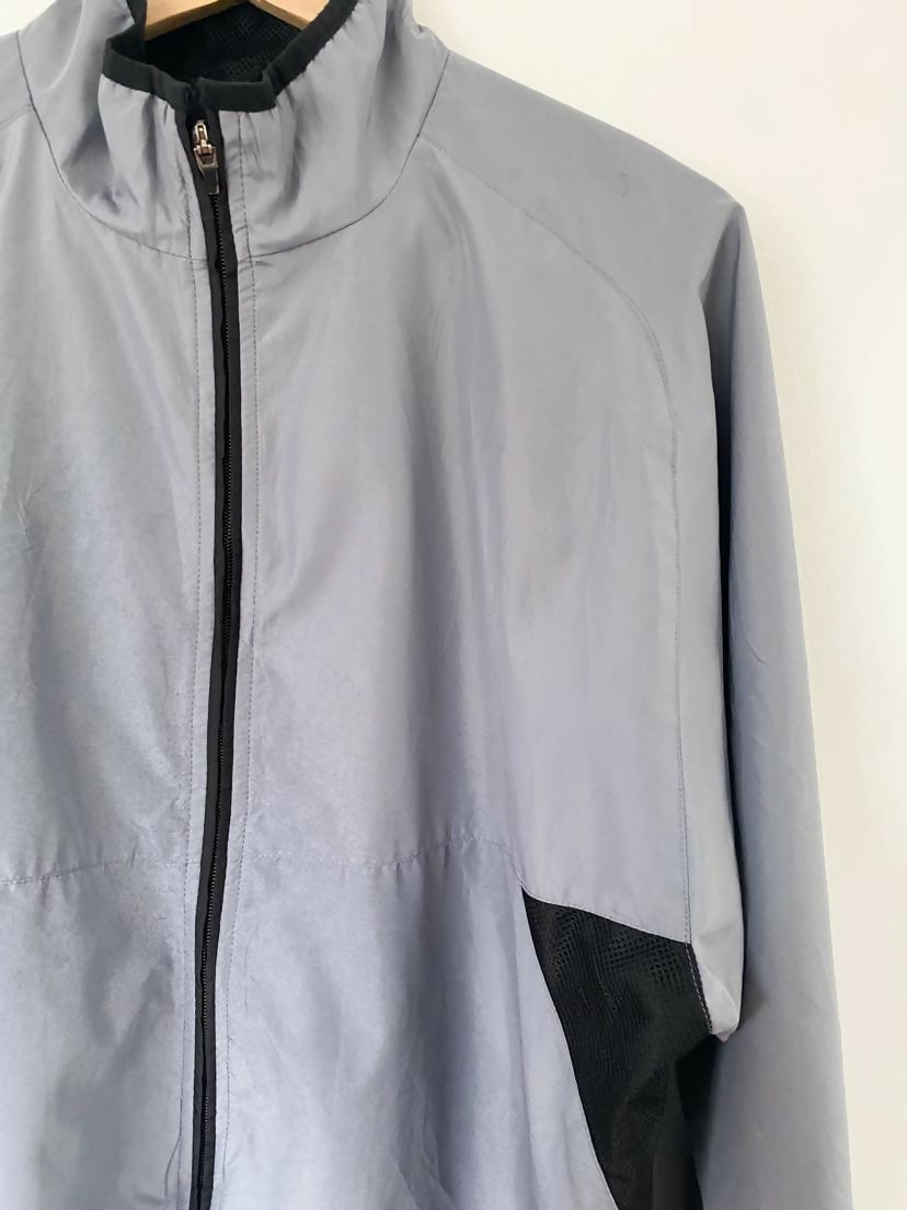 Men's Russell Athletic Grey Size M Spray Jacket