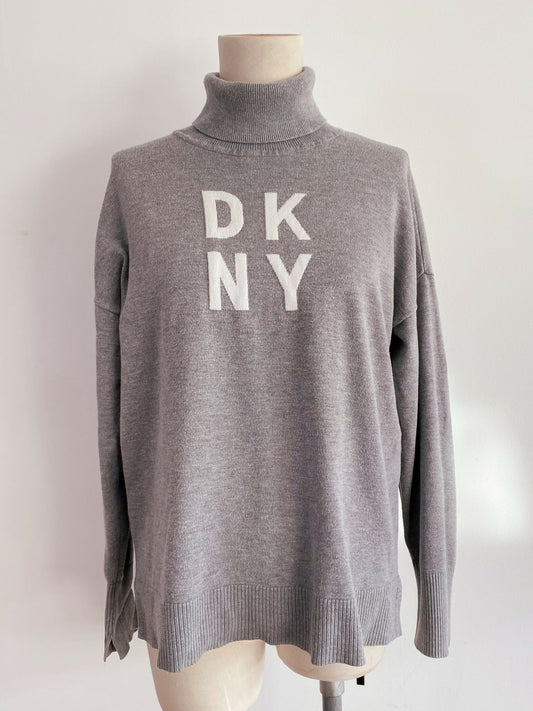 DKNY Size Medium Knitted Turtleneck Jumper