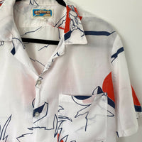 Men's Vintage Aramar Italian Collezione Size S Printed Shirt