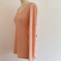 Lorna Jane Peach Open-Back Top