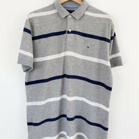 Men's Size L Tommy Hilfiger Striped Cotton T-Shirt