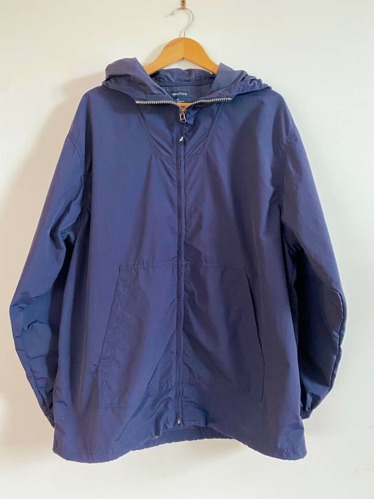 Men's Genuine Nautica Navy Blue Size XL Light hooded Jacket