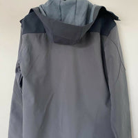 Men's Reebok Size S Grey / Blue Hooded Jacket