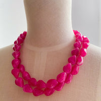 Pink Beaded Necklace