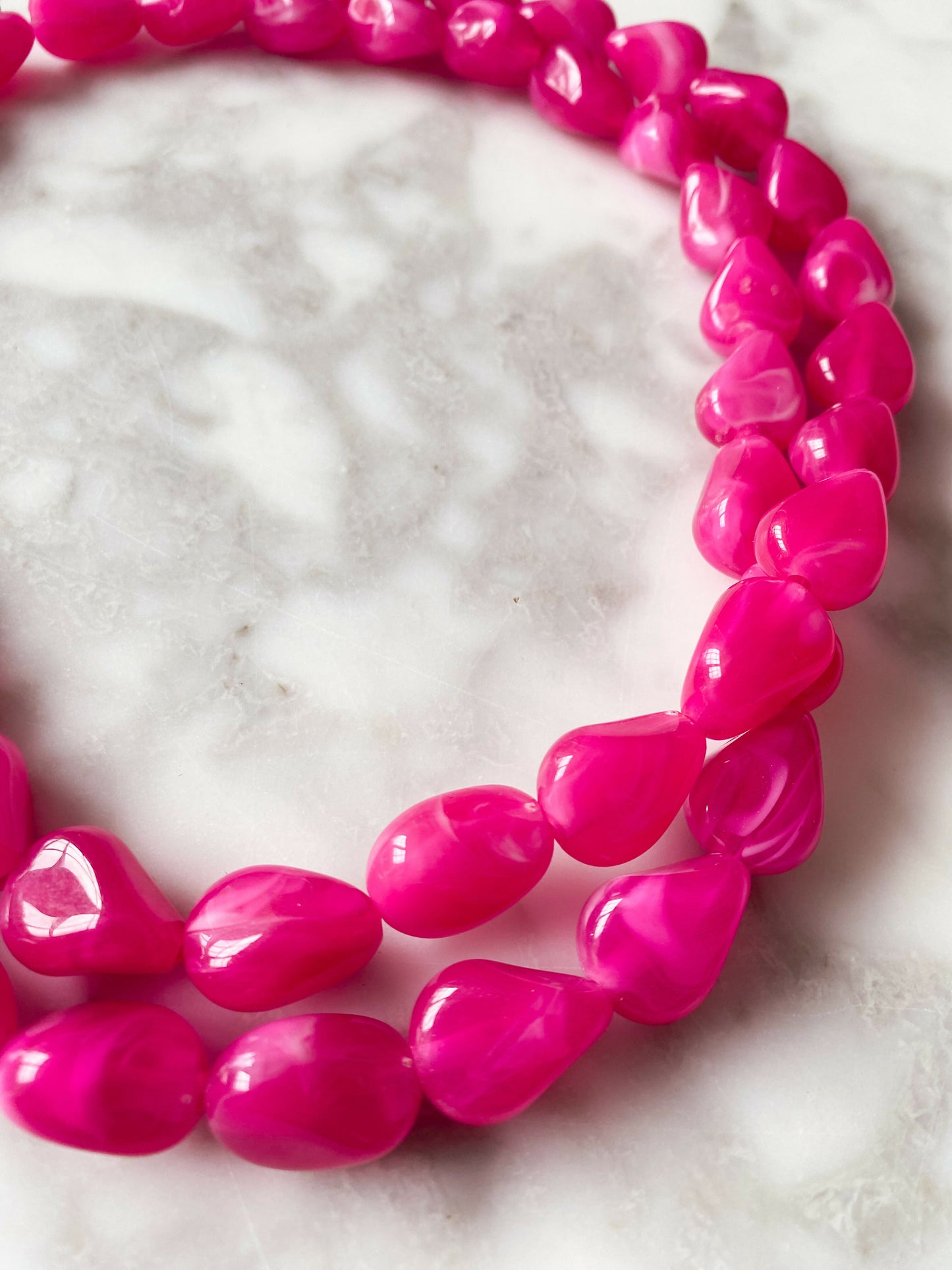 Pink Beaded Necklace