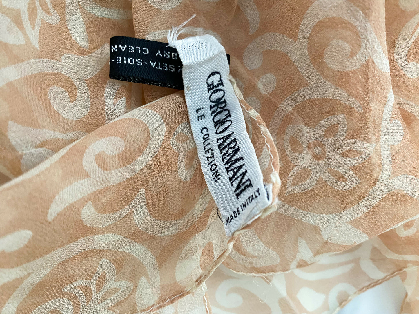 Giorgio Armani Printed Silk Scarf