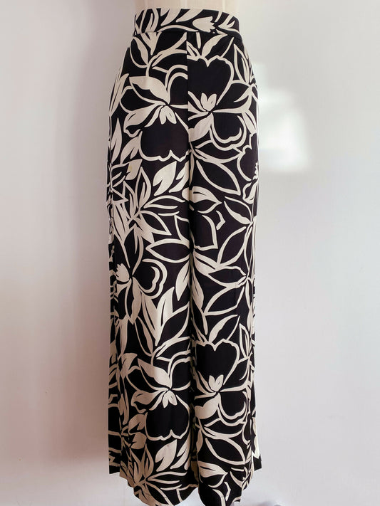 Sportsgirl Size 12 Printed Wide-Leg Pants