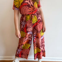Women's Gorman Size 8 Fern-Print Jumpsuit