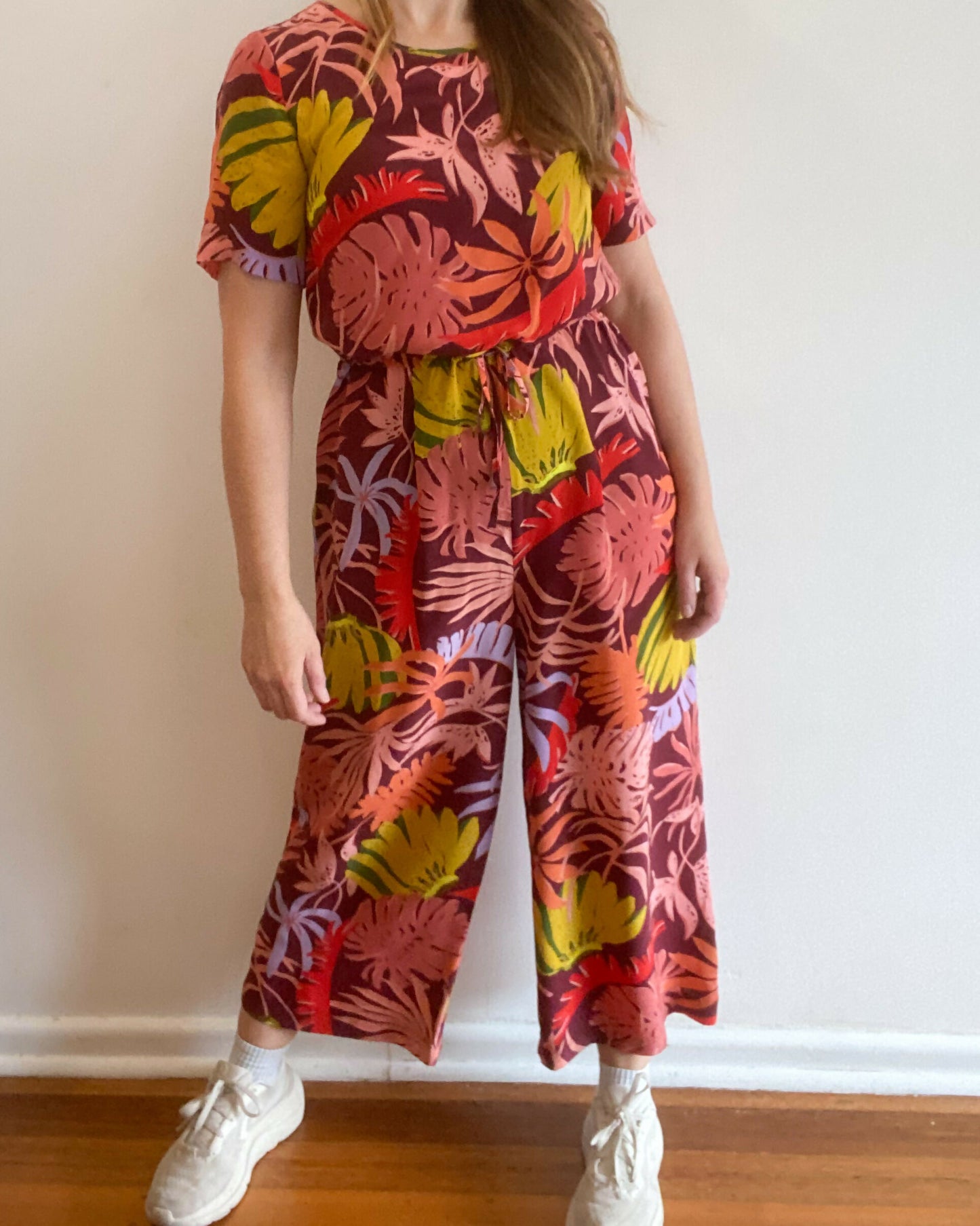Women's Gorman Size 8 Fern-Print Jumpsuit