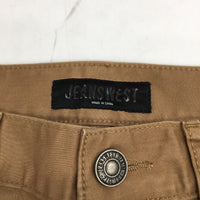 Jeanswest Khaki Tan Slim Tapered Casual Chino Pants Mens Size 32 NEW