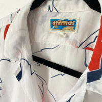 Men's Vintage Aramar Italian Collezione Size S Printed Shirt