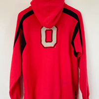 Men's Ohio State size XL red and black hooded sweatshirt