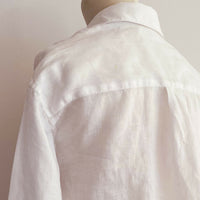 Uniqlo Size XS White Linen Shirt