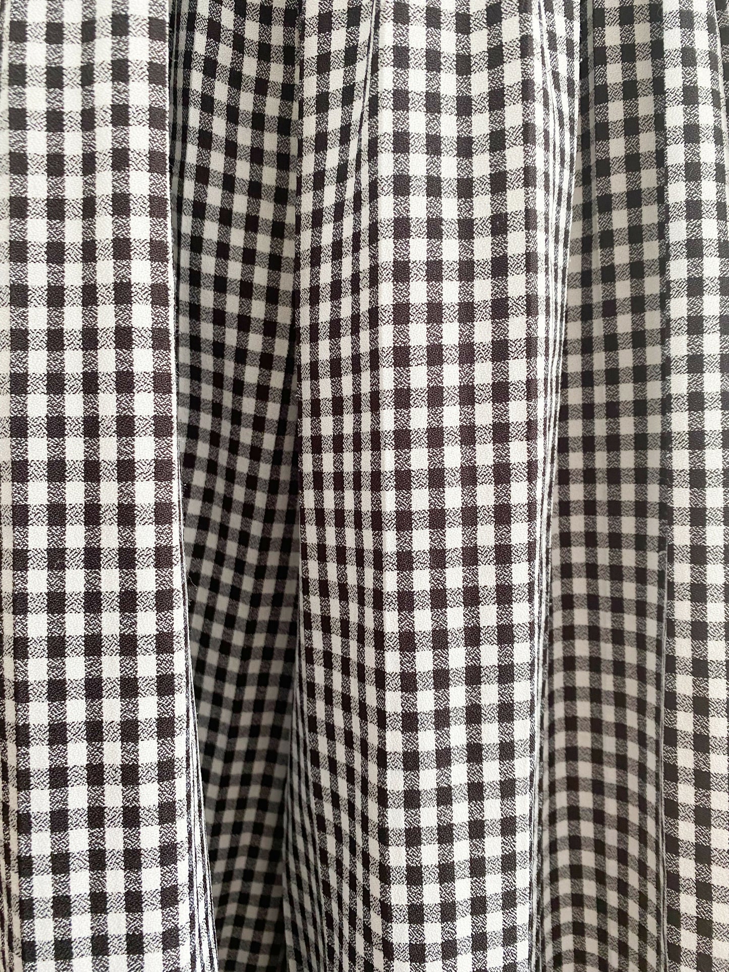 Meridian Size Small Monochrome Check Jumpsuit