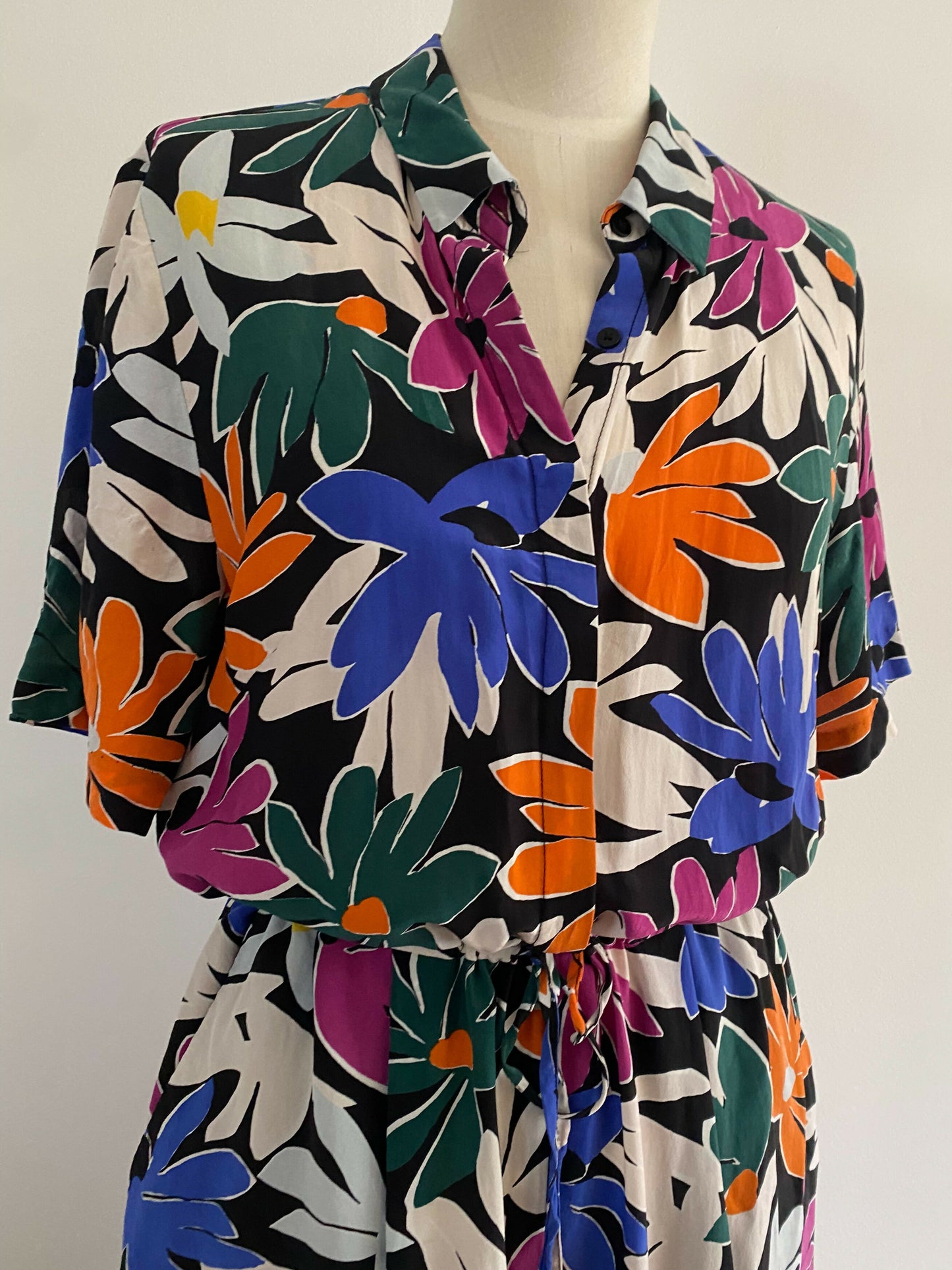 Women's Gorman Size 10 Floral-Print Jumpsuit