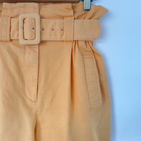 Sheike Size 6 Orange Paperbag-Waist pants