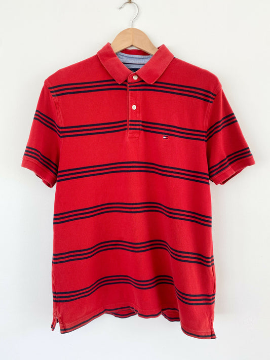 Men's Size L Tommy Hilfiger Striped Cotton T-Shirt