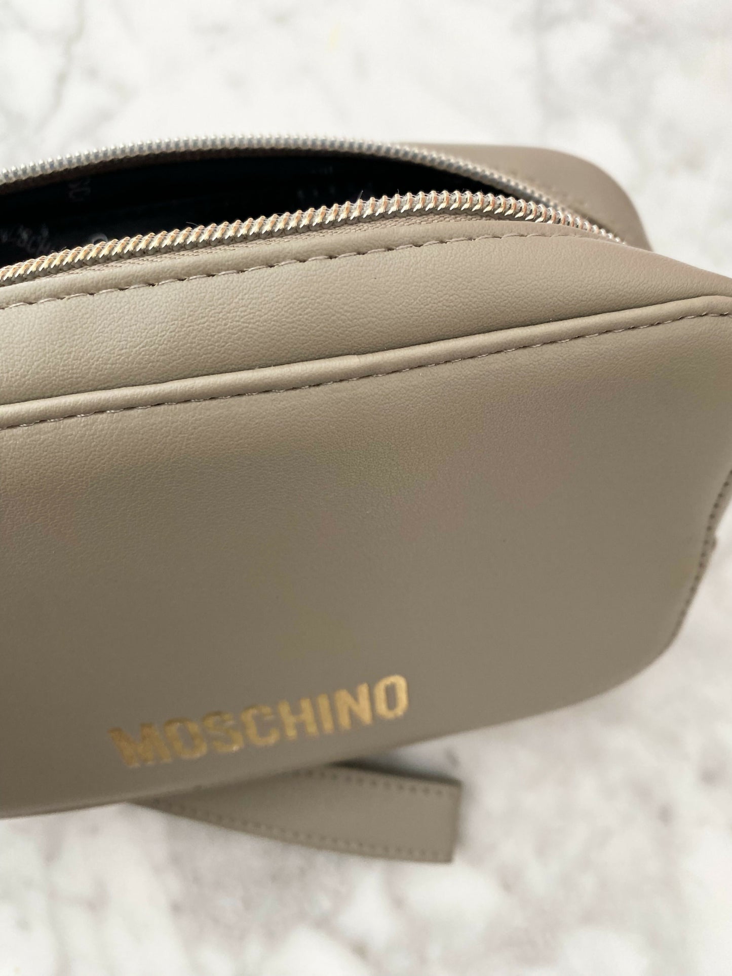Moschino x China Airlines Faux Leather Travel Bag Clutch
