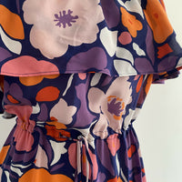 Women's Mister Zimi One Size Floral-Print Silk Dress