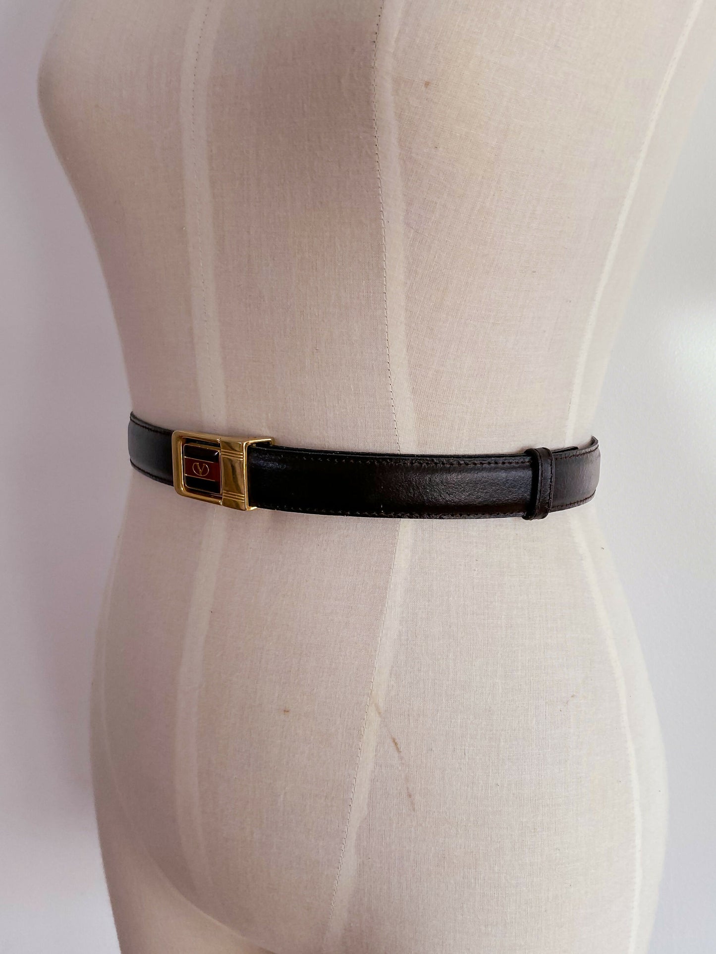 Chocolate Leather Belt