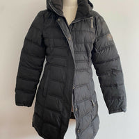 Women's Superdry Size 12 Padded Black Jacket