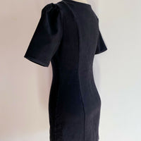 Finders Size Small Black Cotton-Stretch Dress