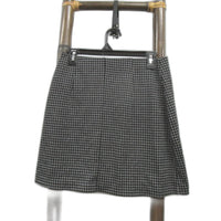 Sportsgirl Black & White Houndstooth Check Mini Skirt Ladies Size S NEW