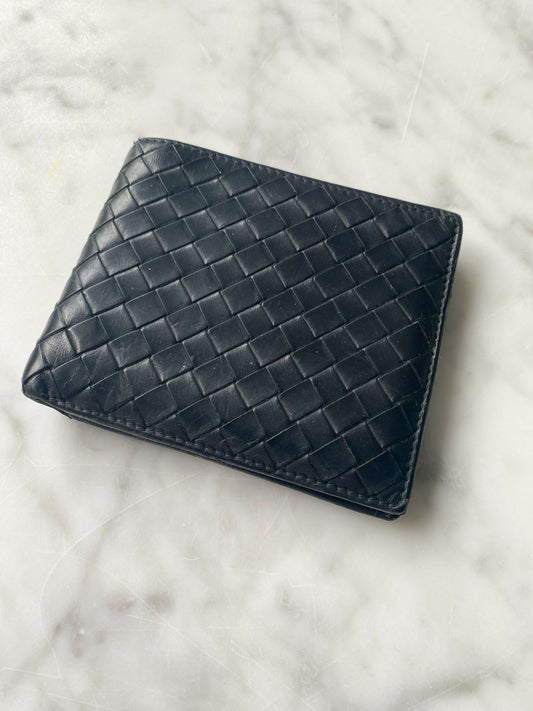 Bottega Veneta Men's Intrecciato Leather Wallet